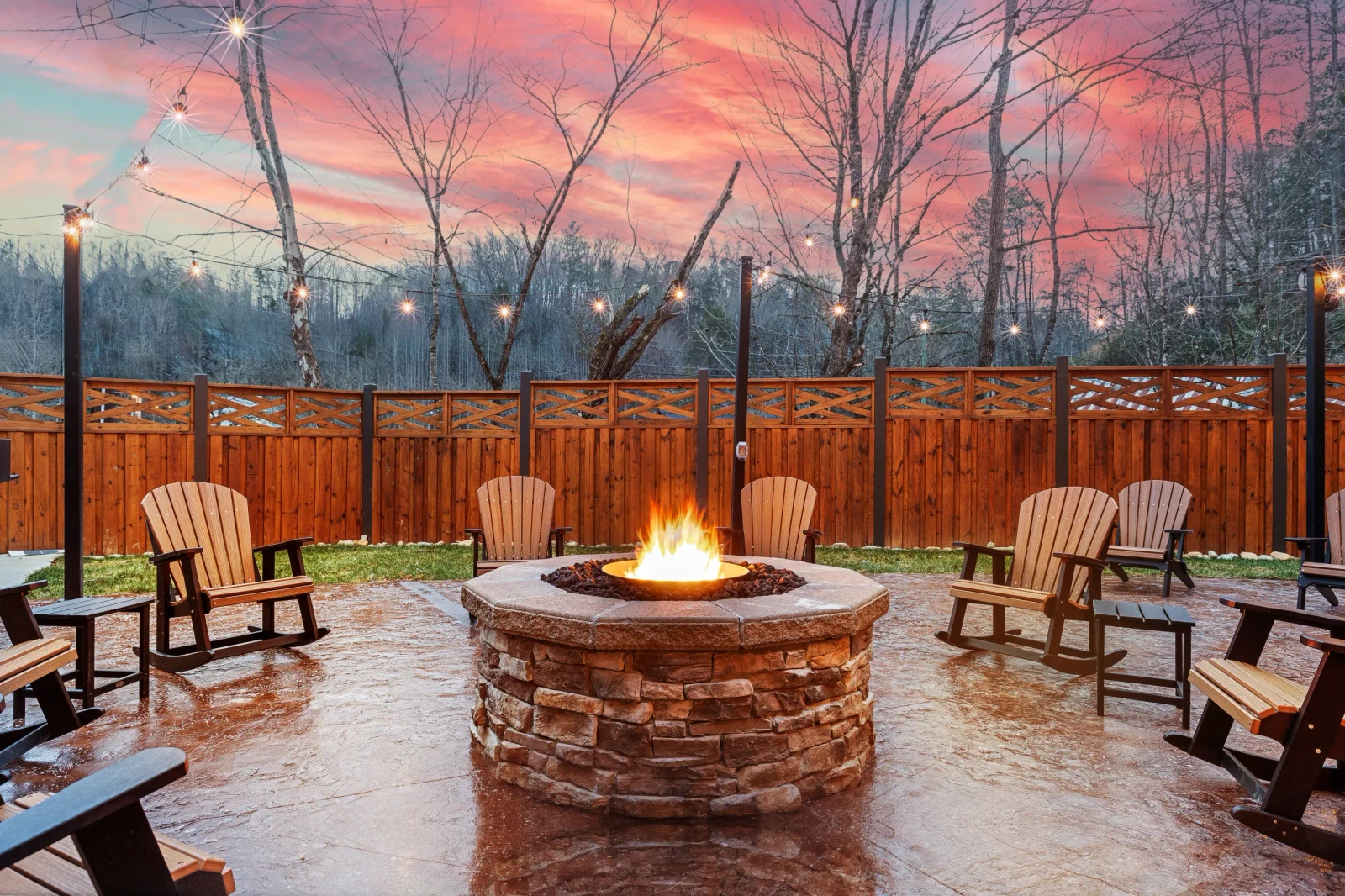 Gatlinburg cabin rentals with fire pit