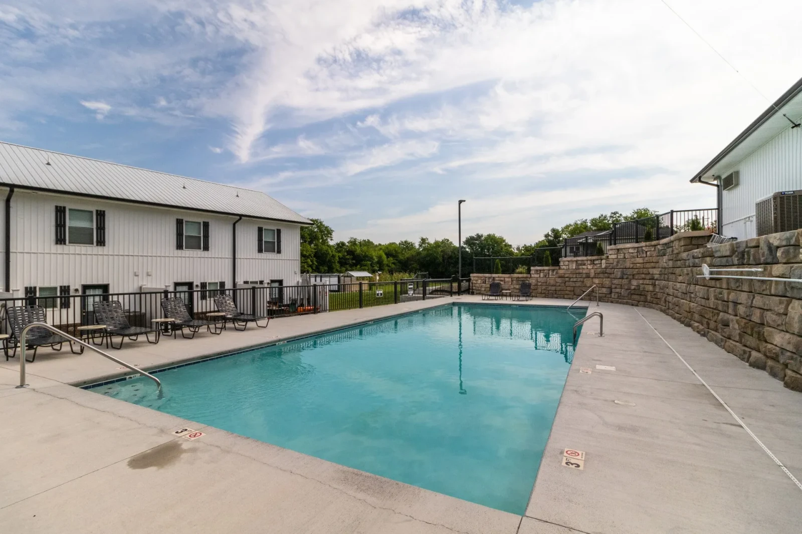 outdoor pool at coleson creek