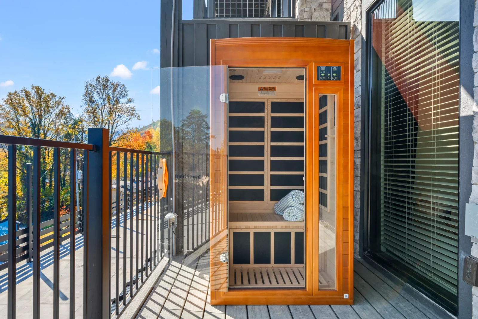 sauna at Gatlinburg rental