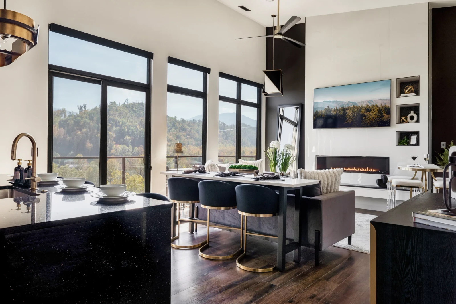 interior of Gatlinburg rental
